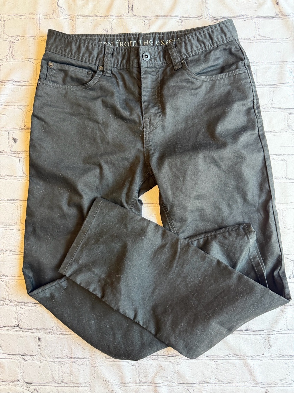 Prana 32 X 32 Men’s Black Pants Slim Fit Classic Jeans Business Minimalist